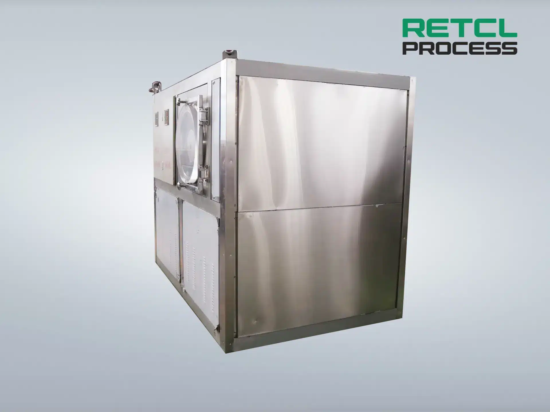Stainless steel cabinet freeze dryer unit for pharmaceutical processing